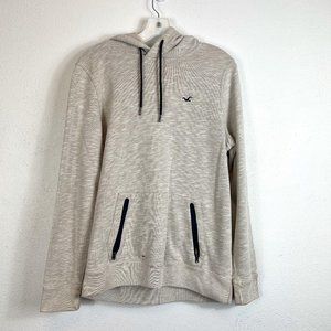 HOLLISTER HOODIE SIZE SMALL COLOR: GRAY  ZIPPER FRONT POCKETS Drawstring Hood